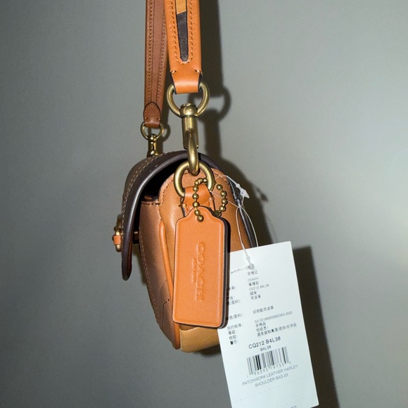 Coach Harley Shoulder Bag 23 Patchwork Rare HTF - Picture 10 of 13